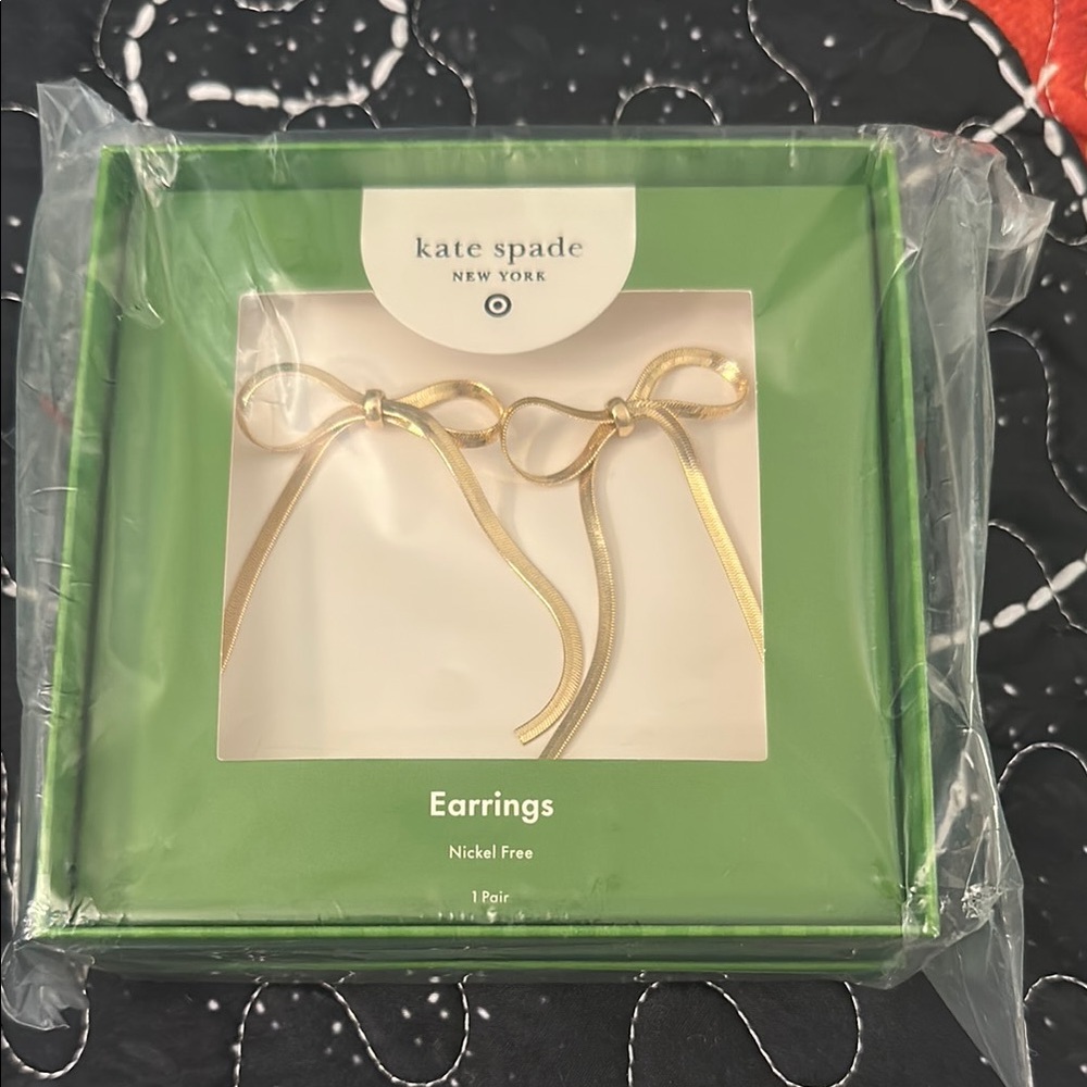 Kate Spade x Target Gold Bow Earrings